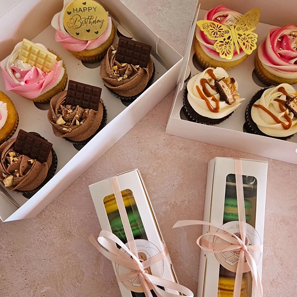 Cupcakes et macarons
